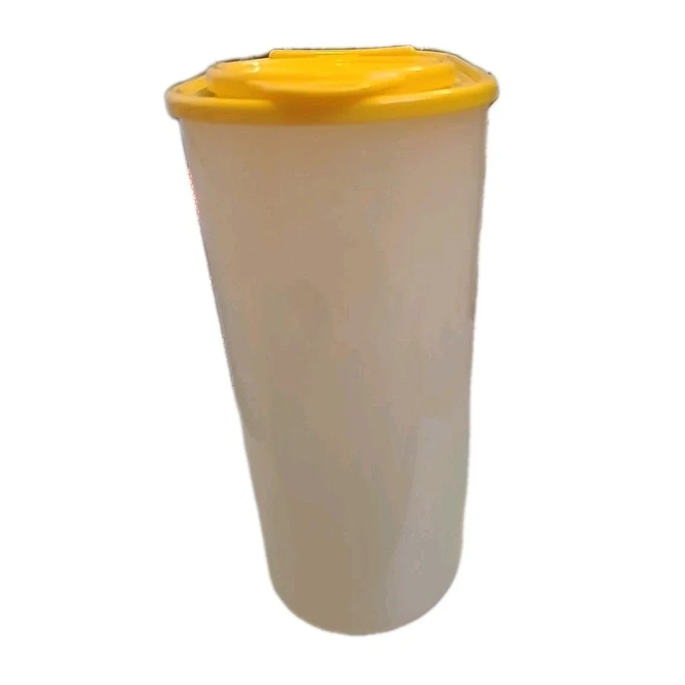 Vintage 1996‎ KELLOGG'S Plastic Cereal Food Container Yellow Lid
